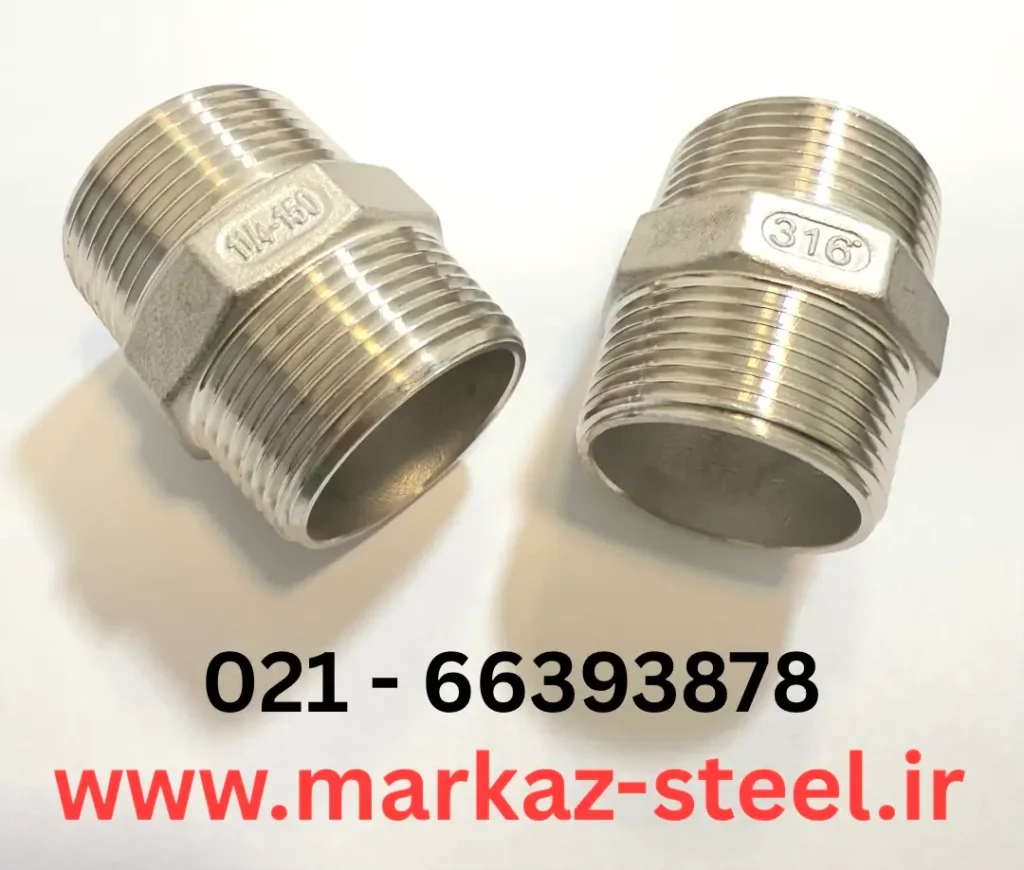 مغزی سایز 1/4 1 اینچ استیل 304 - 316 مغزی سایز 1/4 1 اینچ استیل 304 - 316